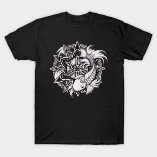 Koi Fish Mandala T-Shirt